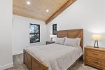 Wake up to the beautiful scenery in this queen bedroom 